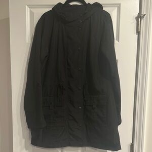 Women’s DKNY Black Utility Hooded Jacket